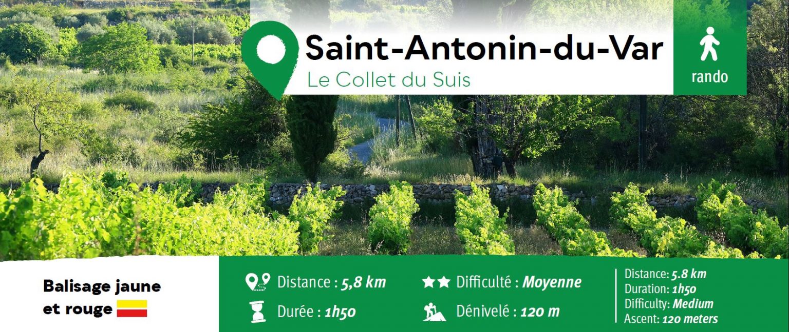 Randonnée SaintAntoninduVar Le Collet du Suis Tourisme en