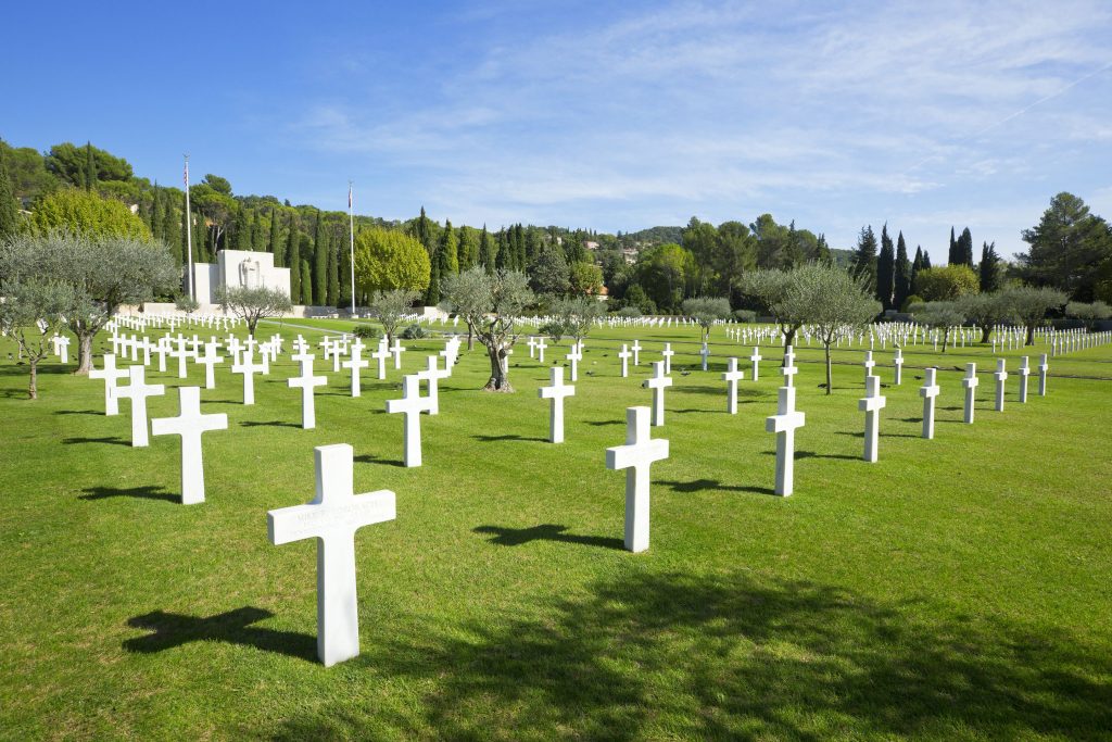 France, Var (83), Dracenie, Draguignan, cimetiere americain Rhone American Cemetery